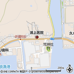 浦上医院周辺の地図
