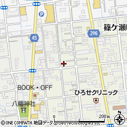 静岡県浜松市中央区篠ケ瀬町159周辺の地図