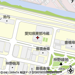 愛知県東部冷蔵株式会社周辺の地図