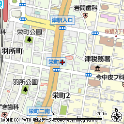 株式会社賃貸メイト　津中央店周辺の地図