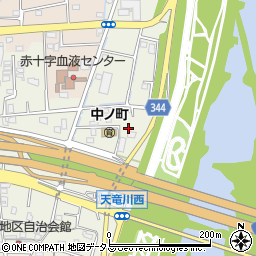 静岡県浜松市中央区中野町2603周辺の地図