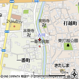 大阪府門真市一番町8周辺の地図