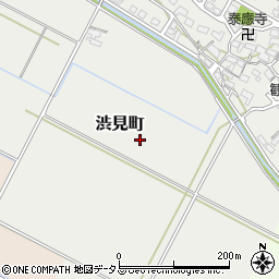 三重県津市渋見町周辺の地図