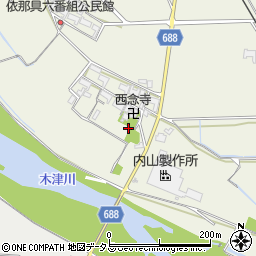 三重県伊賀市依那具1156周辺の地図