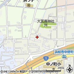 静岡県浜松市中央区中野町238周辺の地図