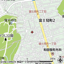 静岡県磐田市富士見町2丁目18周辺の地図