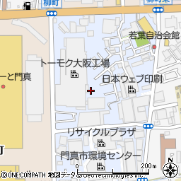 大阪府門真市深田町周辺の地図