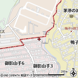 兵庫県神戸市東灘区御影山手3丁目19周辺の地図