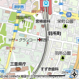三重県土地改良事業団体連合会調査計画部周辺の地図