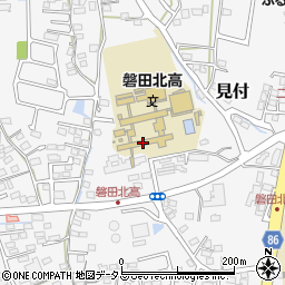 静岡県立磐田北高等学校周辺の地図