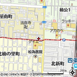 三井住友銀行四条畷支店周辺の地図