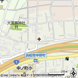静岡県浜松市中央区中野町2248周辺の地図
