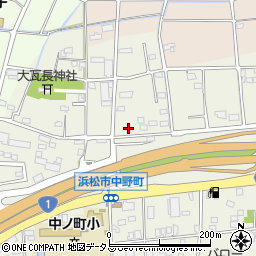 静岡県浜松市中央区中野町2249周辺の地図