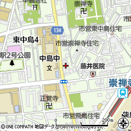 大阪市立啓発センター周辺の地図