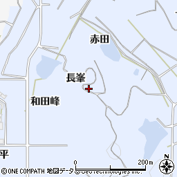 愛知県知多郡南知多町大井長峯周辺の地図