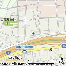 静岡県浜松市中央区中野町2259周辺の地図