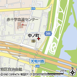 静岡県浜松市中央区中野町2601周辺の地図
