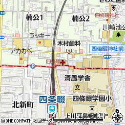 コレモ四条畷店周辺の地図