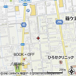静岡県浜松市中央区篠ケ瀬町162周辺の地図