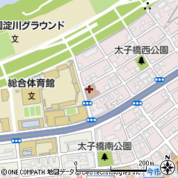 豊里学園周辺の地図