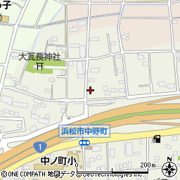 静岡県浜松市中央区中野町2251周辺の地図