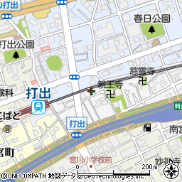 株式会社エネルギーステーション芦屋店周辺の地図