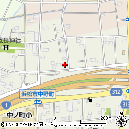 静岡県浜松市中央区中野町2262周辺の地図