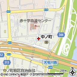 静岡県浜松市中央区中野町2588周辺の地図