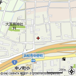 静岡県浜松市中央区中野町2254周辺の地図