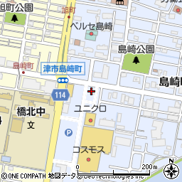 モスバーガー津島崎町店周辺の地図