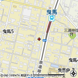 浜松曳馬郵便局周辺の地図