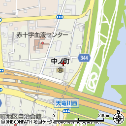 静岡県浜松市中央区中野町2598周辺の地図