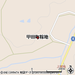 広島県安芸高田市甲田町糘地周辺の地図