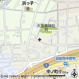 静岡県浜松市中央区中野町2210周辺の地図