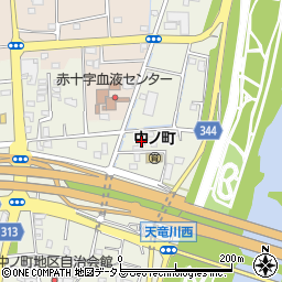 静岡県浜松市中央区中野町2632周辺の地図
