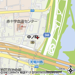 静岡県浜松市中央区中野町2606周辺の地図