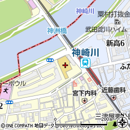キャンドゥ阪急オアシス神崎川店周辺の地図