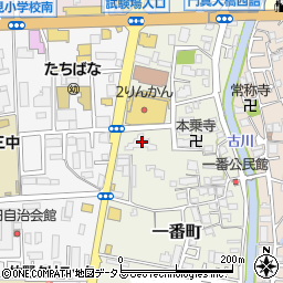 大阪府門真市一番町10-6周辺の地図