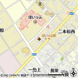 愛知県豊橋市中野町野中周辺の地図