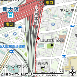 ステュディオ新大阪周辺の地図