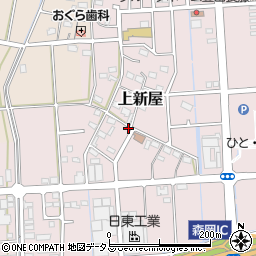 静岡県磐田市上新屋633周辺の地図