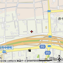 静岡県浜松市中央区中野町2357周辺の地図