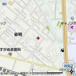 愛知県豊橋市東幸町東明36周辺の地図