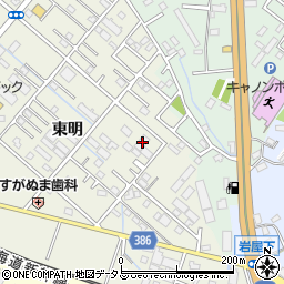 愛知県豊橋市東幸町東明36周辺の地図