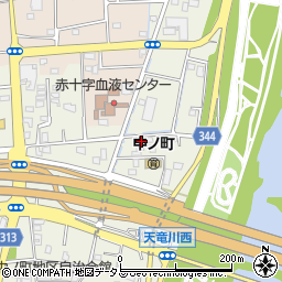 静岡県浜松市中央区中野町2633周辺の地図