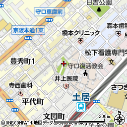 守居神社周辺の地図