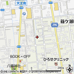 静岡県浜松市中央区篠ケ瀬町155周辺の地図