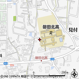 静岡県磐田市美登里町周辺の地図