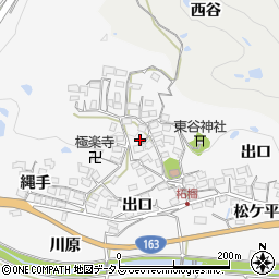 京都府精華町（相楽郡）柘榴（垣内）周辺の地図