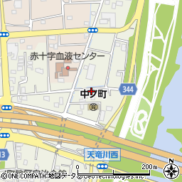 静岡県浜松市中央区中野町2627周辺の地図